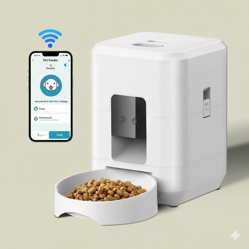 Distributeur automatique de croquettes pour chat et chien – WIFI