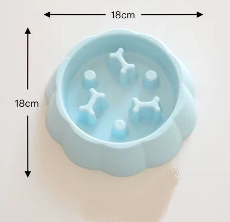 Gamelle slow feeder anti-glouton pour chat et chien
