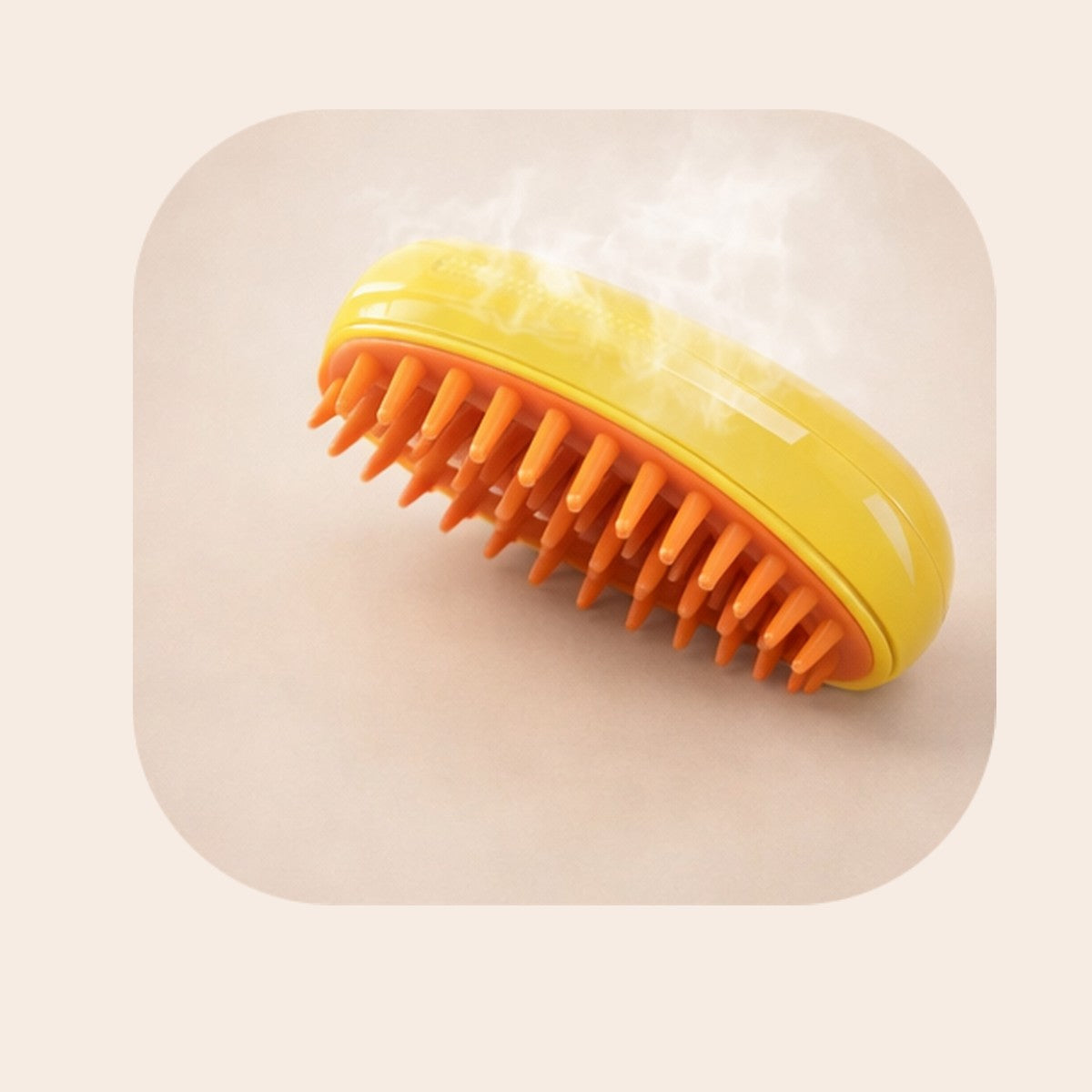 Brosse Vapeur 3-en-1 Chat & Chien : Anti-Poils et Massage