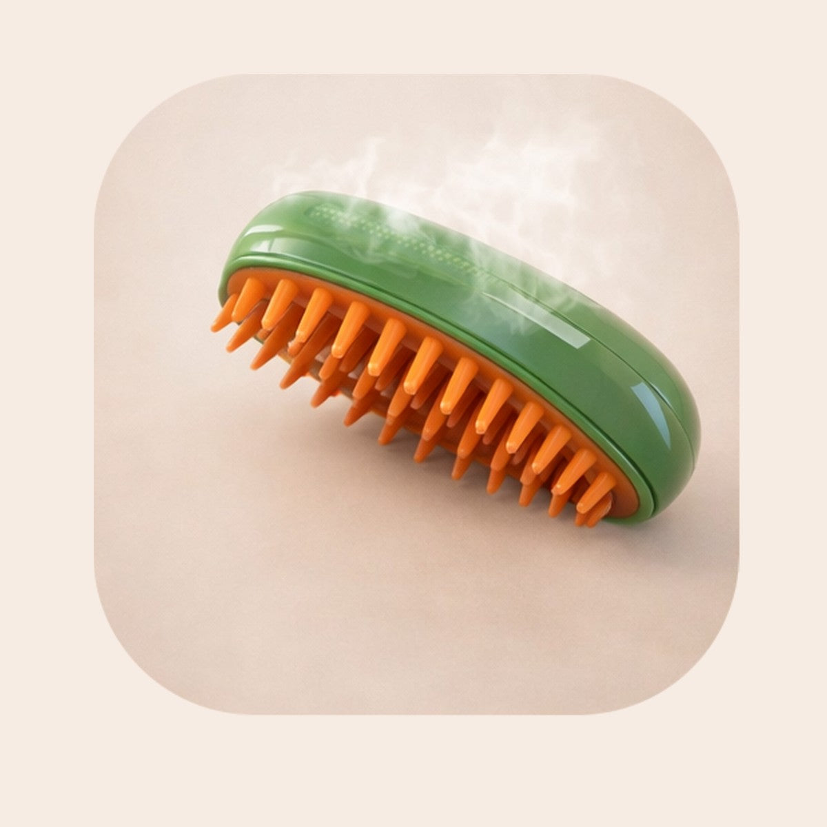 Brosse Vapeur 3-en-1 Chat & Chien : Anti-Poils et Massage